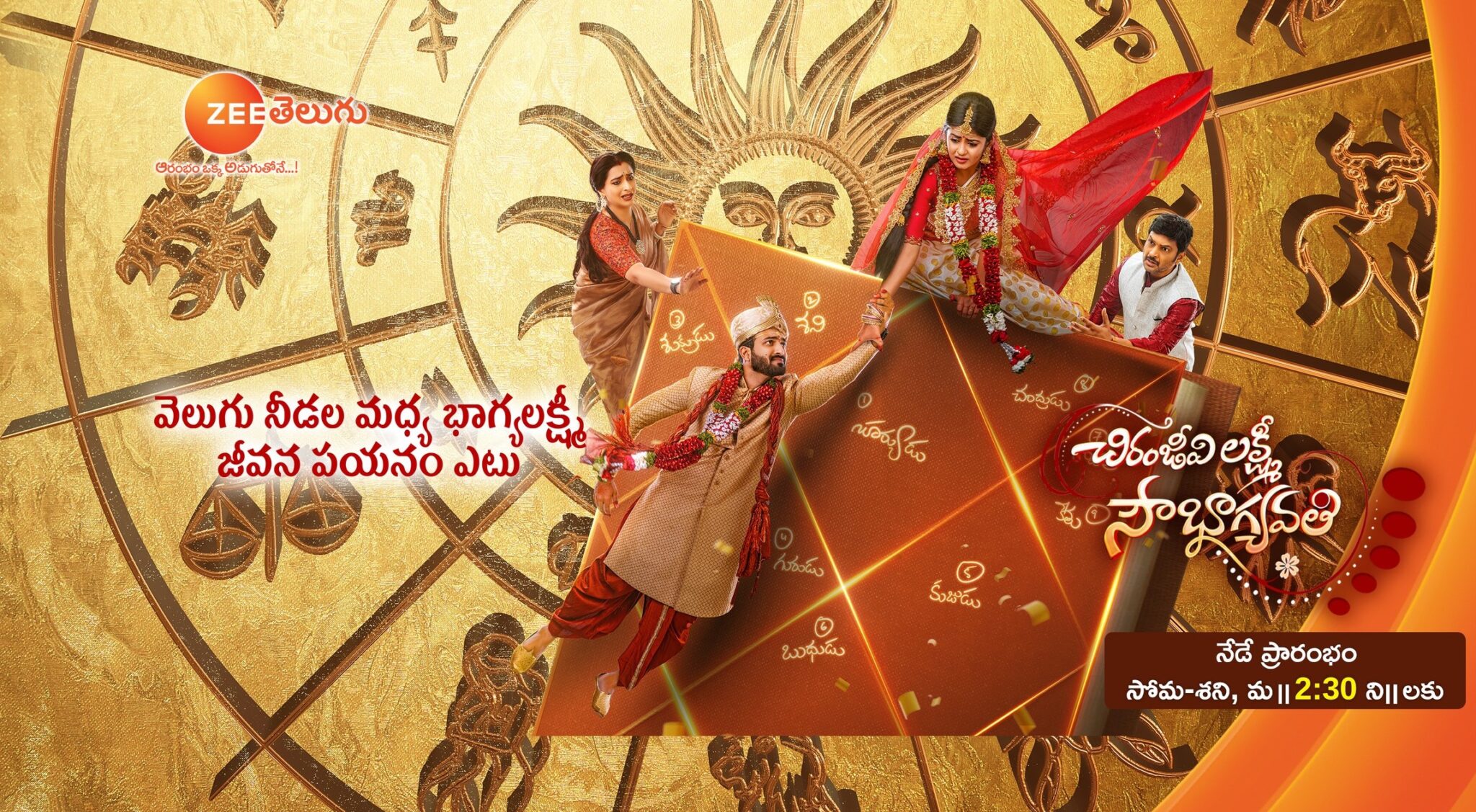 How To Watch Zee Telugu Serials Online For Free Chiranjeevi Lakshmi Sowbhagyavathi Serial Cast (Zee Telugu), Telecast
