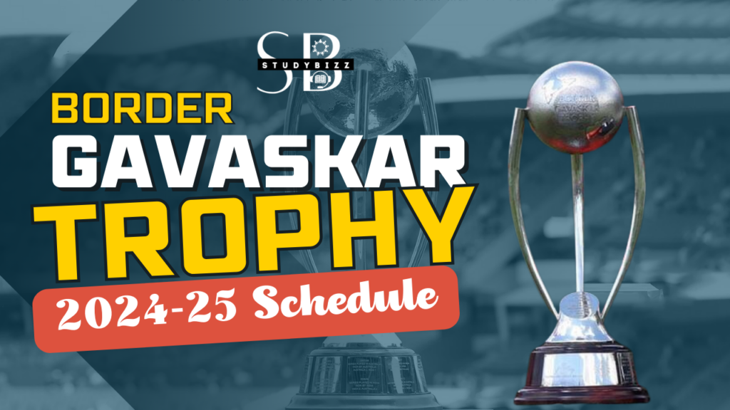 Border Gavaskar Trophy 202425 Schedule Sports